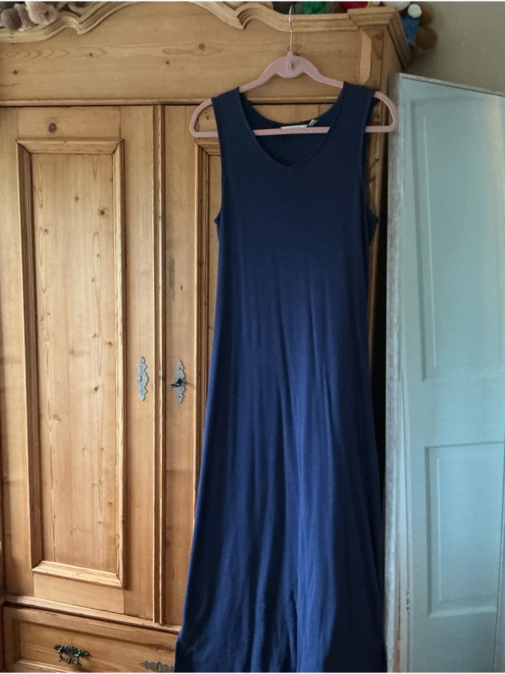 Liz Claiborne Navy Sleeveless Maxi Dress